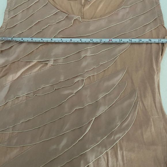 LC Lauren Conrad Blush Ruffle Top - Picture 4 of 5